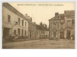 51.ORBAIS L'ABBAYE.HOTEL DU LION D'OR ET RUE GAMBETTA - Autres & Non Classés