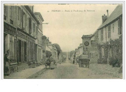 51.FISMES.PORTE ET FAUBOURG DE SOISSONS.HOTEL ET CAFE VERON - Fismes