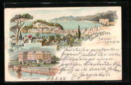 Lithographie Sestri-Levante, Grand Hotel, Prop. Jensch  - Other & Unclassified