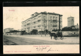 Cartolina Livorno, Palazzo Du Grand Hotel  - Livorno