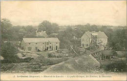 53.LE GENEST.MINES DE LA LUCETTE.LES PUITS GEORGES,LES ECURIES,LA DIRECTION - Le Genest Saint Isle