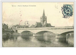 53.LAVAL.PONT ET BASILIQUE D'AVESNIERES - Laval