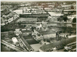 53.ENTRAMMES.n°14048.VUE AERIENNE.ABBAYE CISTERCIENNE.N D DE PORT DU SALUT.CPSM - Entrammes