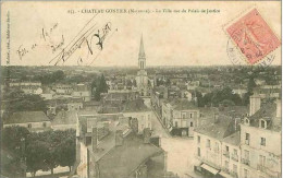 53.CHATEAU GONTIER.LA VILLE VUE DU PALAIS DE JUSTICE - Autres & Non Classés