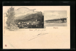 Cartolina Susa, Alpini, Panorama  - Sonstige & Ohne Zuordnung