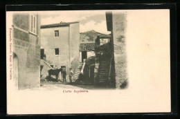 Cartolina Bagni Di Casciana, Corte Aquisana  - Autres & Non Classés