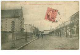 52.WASSY.n°21740.RUE GENERAL DEFRANCE.POSTE TELEGRAPHES ET TELEPHONES.VOIR ETAT - Wassy