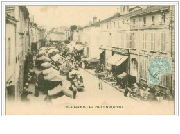 52.SAINT DIZIER.LA RUE DU MARCHE.COMPTOIR FRANCAIS - Saint Dizier