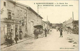 52.RACHECOURT SUR MARNE.LA GRANDE RUE.MAISON BOUDOT-BONON EPICERIE PRIMEURS MAREE.&sect &sect - Otros & Sin Clasificación