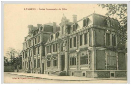 52.LANGRES.ECOLES COMMUNALES DE FILLES - Langres