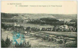 52.CHAUMONT.n°10420.PANORAMA DE SAINT AIGNAN ET L'USINE ELECTRIQUE - Chaumont