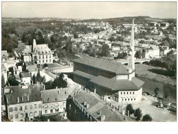 54.BACCARAT.n°22357.L'EGLISE.EN AVION AU DESSUS DE.....CPSM. - Baccarat