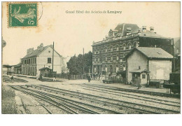 54 . N° 40929 . Longwy.grand Hotel Des Acieries.gare - Longwy