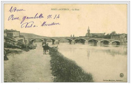 54.PONT A MOUSSON.LE PONT.LAVANDIERES.FACTEUR - Pont A Mousson