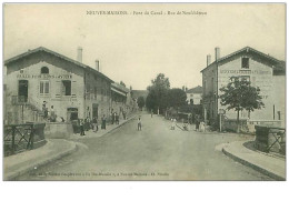 54.NEUVES-MAISONS.n°168.PONT DU CANAL.RUE DE NEUFCHATEAU.BOURRELLERIE - Neuves Maisons