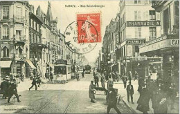 54.NANCY.RUE SAINT GEORGES.PHARMACIE.TRAMWAY - Nancy