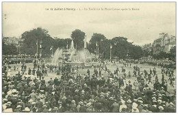 54.NANCY.n°218.LE 14 JUILLET A NANCY.LA FOULE SUR LA PLACE CARNOT APRES LA REVUE - Nancy