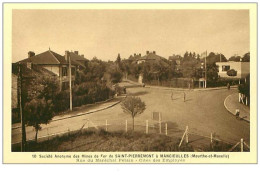 54.MANCIEULLES.n°68.SOCIETE ANONYME DES MINES DE FER DE SAINT-PIERREMONT.RUE DU MARECHAL PETAIN.CITE DES EMPLOYES.RARE - Autres & Non Classés