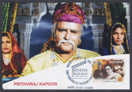 Inde India 2013 Maximum Max Card Pritviraj Kapoor, Indian Actor, Bollywood, Hindi Cinema, Film - Storia Postale