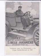 PUBLICITE : Le Champion Thierry - équipement De La Belle Jardinière - Automobile Richard Brasier - Très Bon état - Publicité
