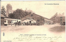 54.TOUL.QUARTIER DE RIGNY ET CASERNES DE CREIL. - Toul