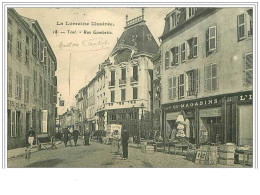 54.TOUL.RUE GAMBETTA.GRANDS MAGASINS DE.........HOTEL CAFE DE LA COM...........HOTEL DE METZ - Toul