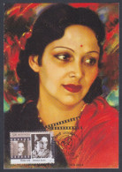 Inde India 2011 Maximum Max Card Devika Rani, Legendary Heroines Of India, Actress, Bollywood, Indian Hindi Cinema - Storia Postale