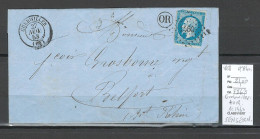 France  - PC 1460 - Guebwiller + OR De SENGERN   - Haut Rhin - 1858 - 1849-1876: Classic Period