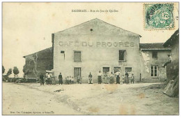 54.SAIZERAIS.n°3042.RUE DU JEU DE QUILLES.CAFE DU PROGRES.TACHES - Other & Unclassified