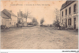 CAR-AAWP6-53-0466 - COSSE-LE-VIVIEN - L'avenue De La Gare - Vers LAVAL - Laval