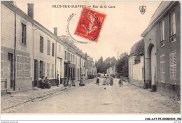 CAR-AATP5-51-0483 - ISLES-SUR-SUIPPES - Rue De La Gare - Autres & Non Classés