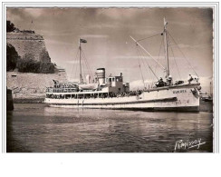 56.BELLE-ISLE-EN-MER.LE PALAIS.LE DEPART DU GUEDEL.CPSM. - Belle Ile En Mer