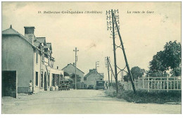 56.BELLEVUE-COETQUIDAN.n°20483.LA ROUTE DE GUER - Other & Unclassified