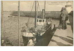 56 .n°40057 . Quiberon . Port Maria.bateau De Belle Isle A Quai - Quiberon