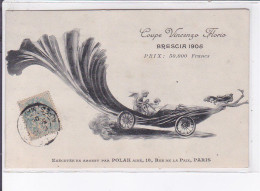 PUBLICITE : Coupe Automobile Vincenzo Florio - Brescia 1905 (Polak Rue De La Paix à Paris)- Très Bon état - Publicité