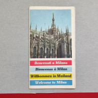 MILAN - ITALY, Vintage City Map 1959, Prospect, Guide, (pro5) - Dépliants Touristiques