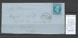 France  - GC 3406 - SIERENTZ - Haut Rhin - 1864 - 1849-1876: Période Classique