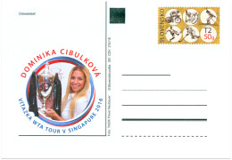 CDV 261 Slovakia D. Cibulkova - The Winner Of WTA Tour In Singapore 2016 - Tennis