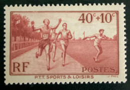 1937 FRANCE N 346 - P.T.T. SPORTS ET LOISIRS - NEUF* - Neufs