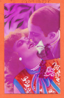 14978 /⭐ Romantique P-C N° 2547 ● Flirt Baiser Couple Amoureux Decor Rose Pastel 1920s - Koppels