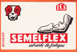 14847 / ⭐ ♥️ Chaussures Semelles ICS SEMELFLEX Absorbe La Fatigue  Buvard-Blotter Publicitaire  - Schoenen