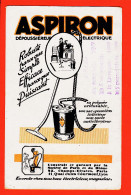 14821 / ⭐ ♥️ Rare ASPIRON Dépoussiéreur Electrique Société PARISet Du RHONE 23 CHAMPS ELYSEES PARIS VIIIe Cppub 1920s - Publicité