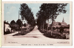 14679 / Peu Commun POLLIAT 01-Ain Avenue De La GARE Le BUFFET 1936 à TABOURET C SARAZIN Villard Dombes -BURDEYRON - Sin Clasificación