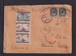 1902 - 3x 2 C. Landkarte Und Paar 1/2 C. Auf Einschreibbrief Ab Berlin, Ont. Nach Berlin - Lettres & Documents