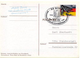64779 - Bund - 1974 - 30Pfg Grundgesetz GASoKte SoStpl BONN - ... -> Freudenstadt - Lettres & Documents