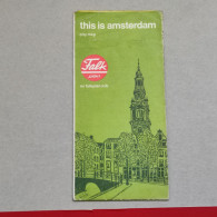 AMSTERDAM - NETHERLANDS, Vintage City Map, Prospect, Guide, (pro5) - Dépliants Touristiques