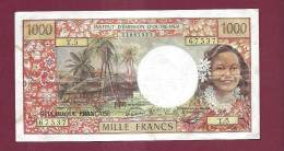 270524 - BILLET OUTRE MER PAPEETE MILLE FRANCS T.5 67537 11867537 - Papeete (Polynésie Française 1914-1985)