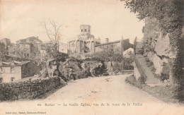 FRANCE - Royat - La Vieille  église - Vue De La Route De La Vallée - Carte Postale Ancienne - Royat