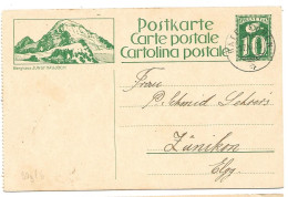 8 - 99  - Entier Postal Avec Illustration "Berghaus Jungfraujoch" Cachet à Date 1923 - Entiers Postaux