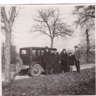 Photo Originale - Année 1930 - Route D'ANNECY Avec Le Voiture Renault NN - Places